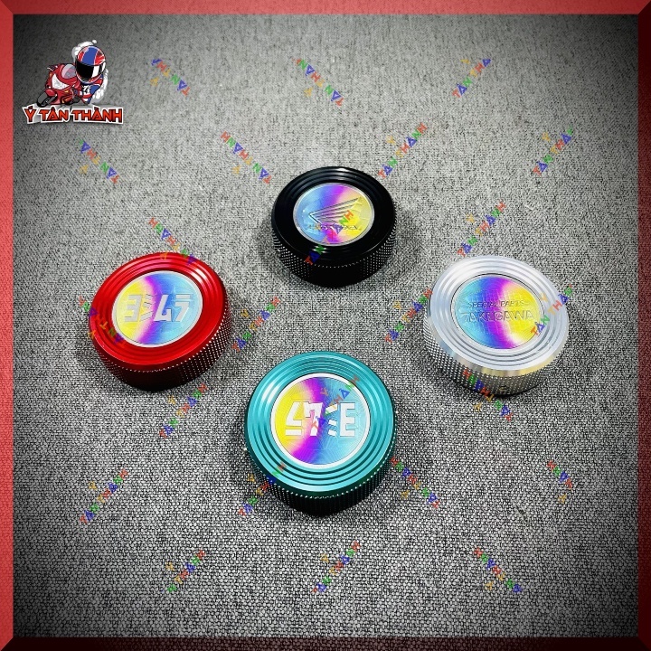 Nắp xăng nhôm CNC tem titan MS34