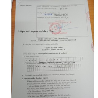 Kem Zara dưỡng trắng
