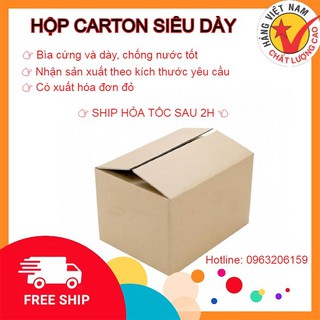 Combo 100 hộp carton kích thước 8x8x8cm