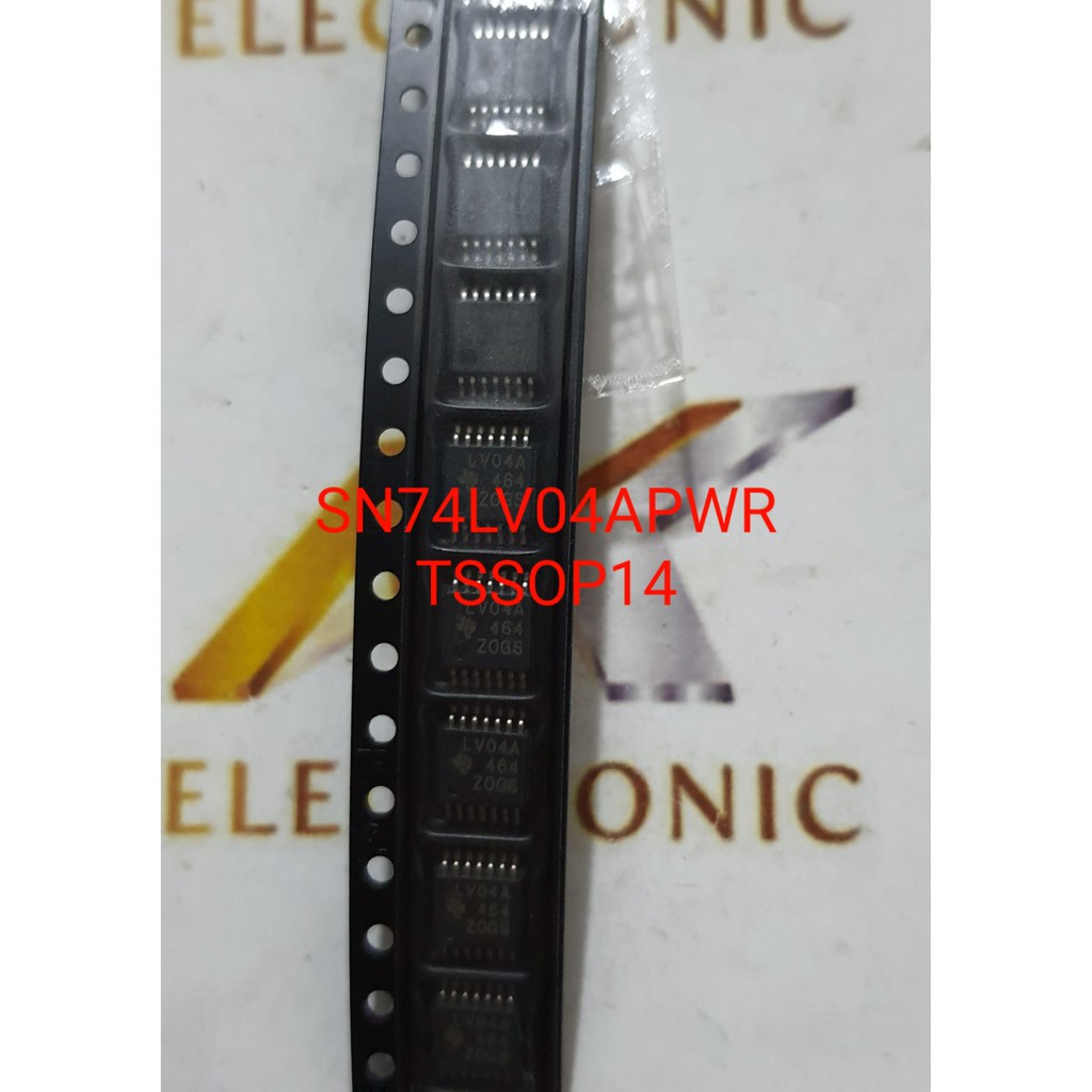 IC Số SN74LV04APWR LV04A TSSOP-14 Nhập khẩu (con)