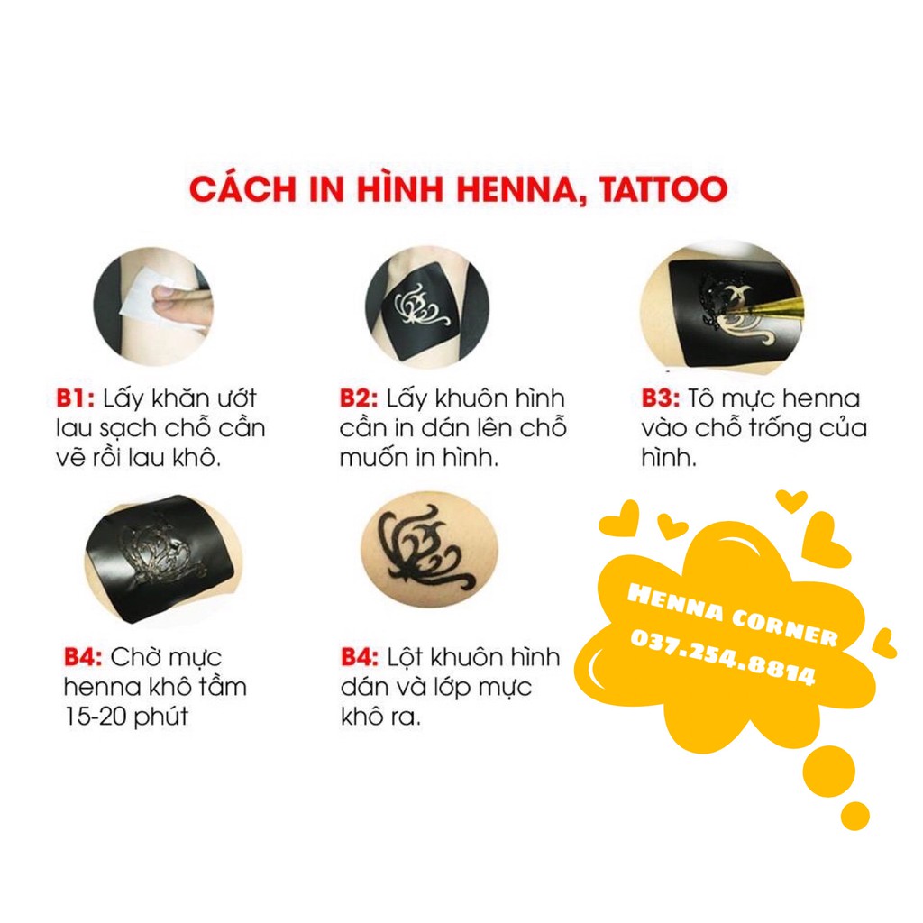 KHUÔN XĂM TATTOO CÁ TÍNH-ĐỘC-LẠ tấm A4 (KHÔNG KÈM MỰC XĂM)