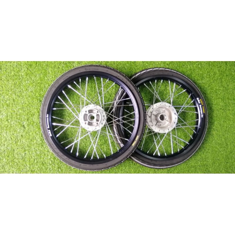 Bánh căm đùm zin theo xe wave s110 dành cho các dòng Honda 1 thắng đĩa trước thắng đùm sau phanh cơ full vỏ ruột crv