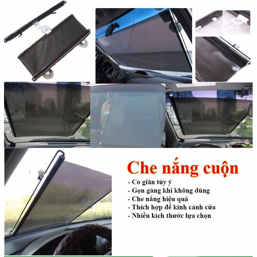 Rèm Che chắn nắng cuộn gọn gàng cho ô tô tự động cuốn lại theo cửa kính,rèm văn phòng thông minh