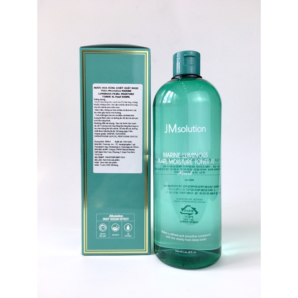 Nước cân bằng JM Solution Luminous Toner dưỡng sáng, cấp ẩm, chống lão hóa da 600ml