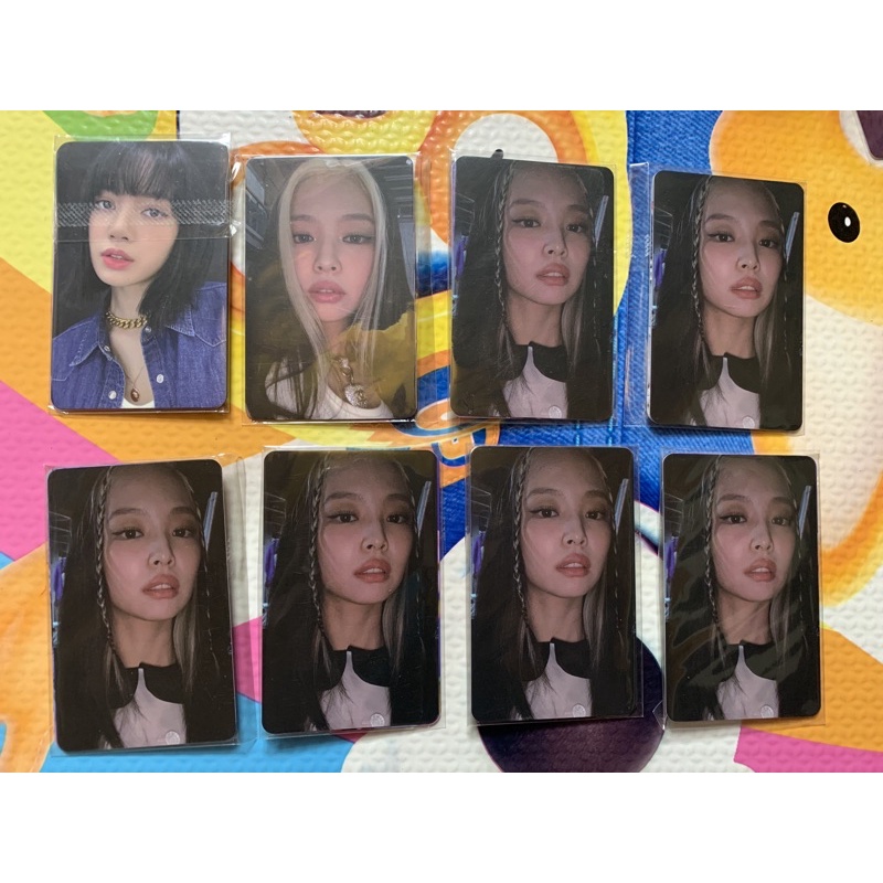 Set card thành viên nhóm BLACKPINK - Pre web KTOWN album HOW YOU LIKE THAT