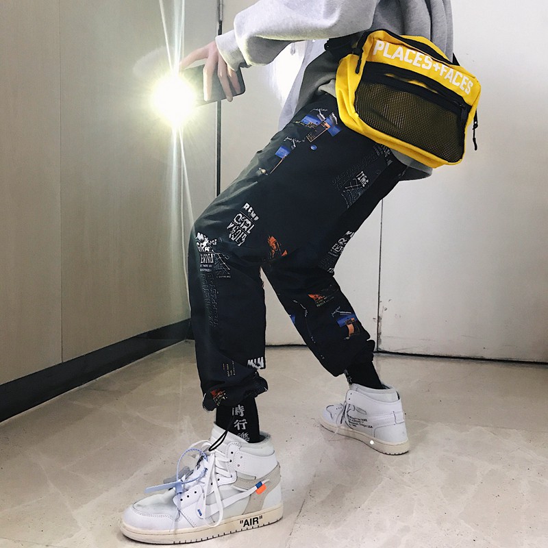 Quần Dài In Họa Tiết Graffiti Cho Nam | BigBuy360 - bigbuy360.vn