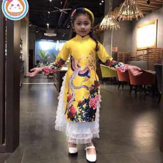 Áo dài cách tân bé gái 15kg-31kg