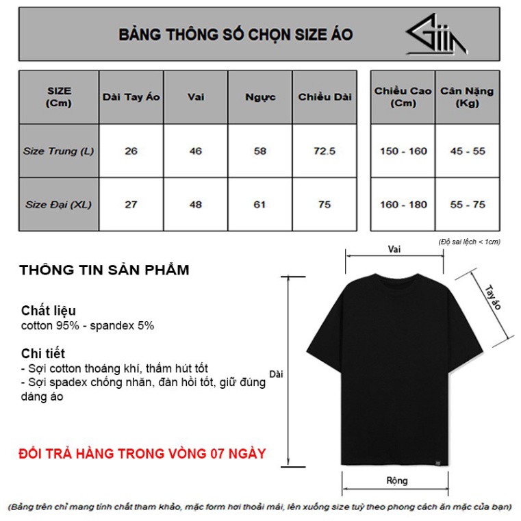 Áo thun tay lỡ form rộng nhiều màu áo phông trơn unisex kiểu dáng basic vải cotton mềm mịn TS001H