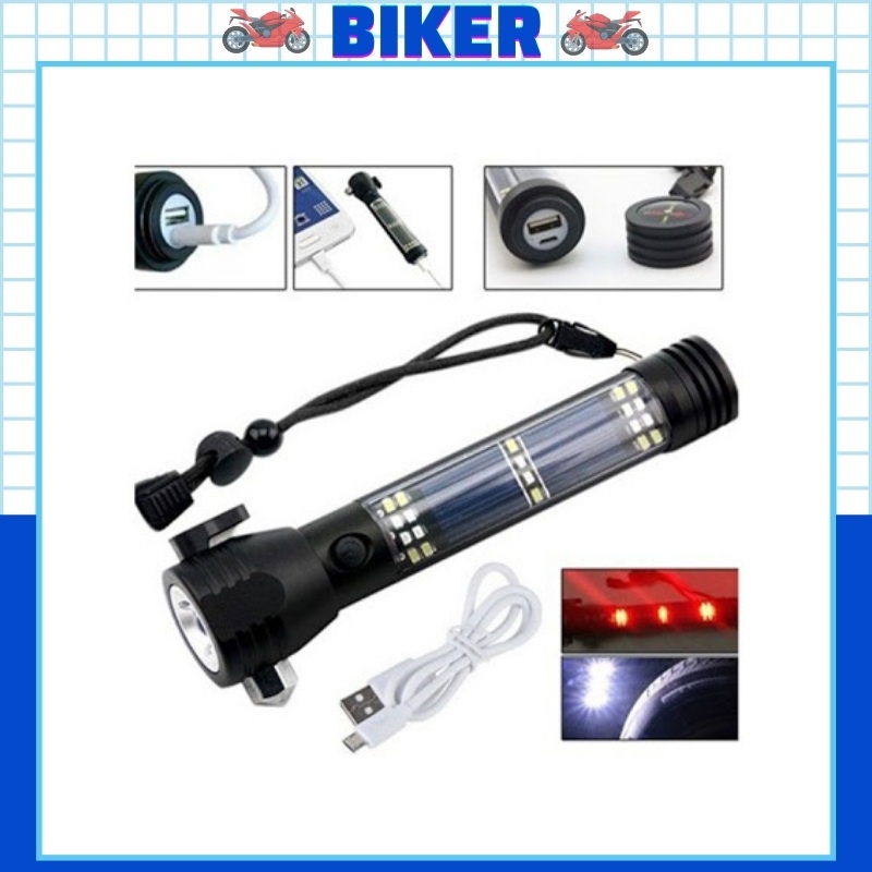 Đèn pin siêu sáng 11 chức năng T08