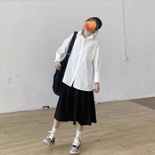 Áo sơ mi thô xẻ tà