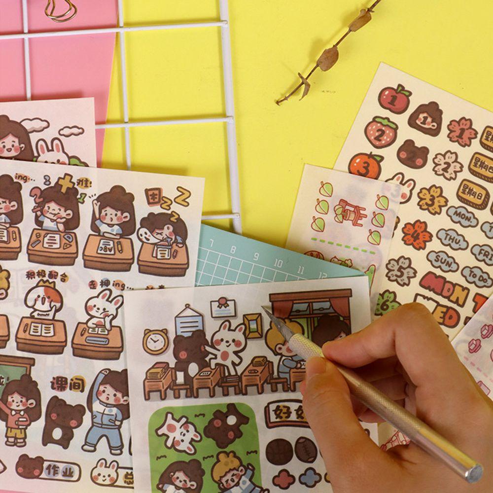 Bộ 33 Miếng Dán Trang Trí Hộp Quà Tự Dính Xinh Xắn