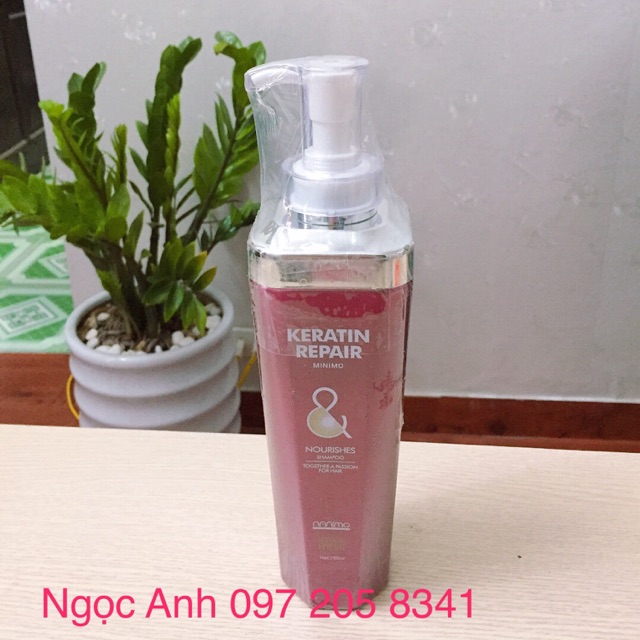 Dầu gội keratin repair minimo