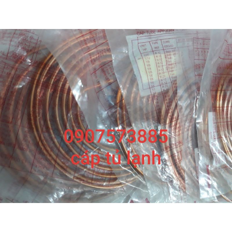 Cáp Zin Tủ lạnh 1/4 - 1/6 - 1/8