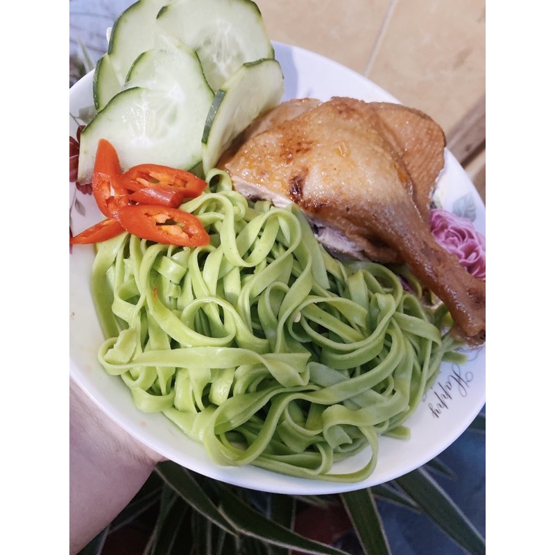 Mì rau cải bó xôi organic Duy Anh- Mì rau củ tươi không chiên