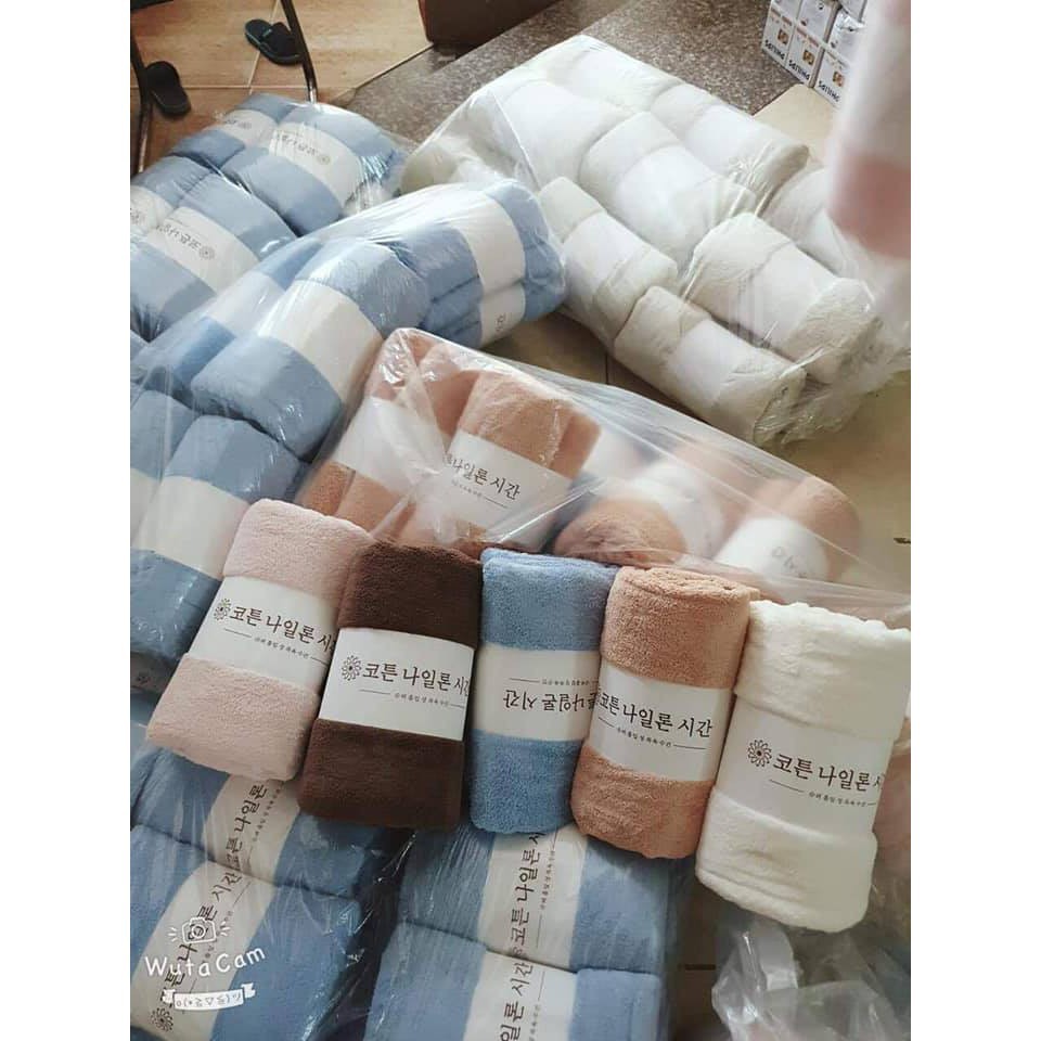 Khăn tắm bông cao cấp xuất Hàn LOẠI ĐẮT 5X