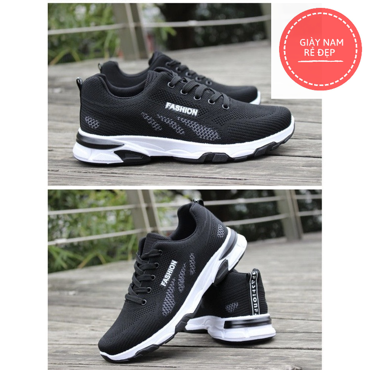 Giày thể thao nam sneaker Fashion 3 Lá Gót Màu Cá Tính Thời Trang