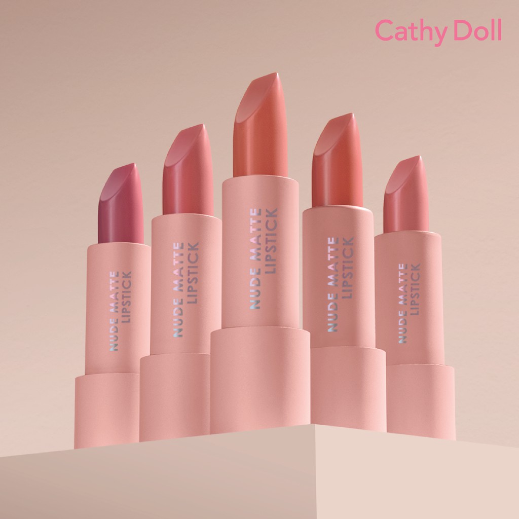 Son thỏi Cathy Doll Nude Matte Lipstick 3.5g