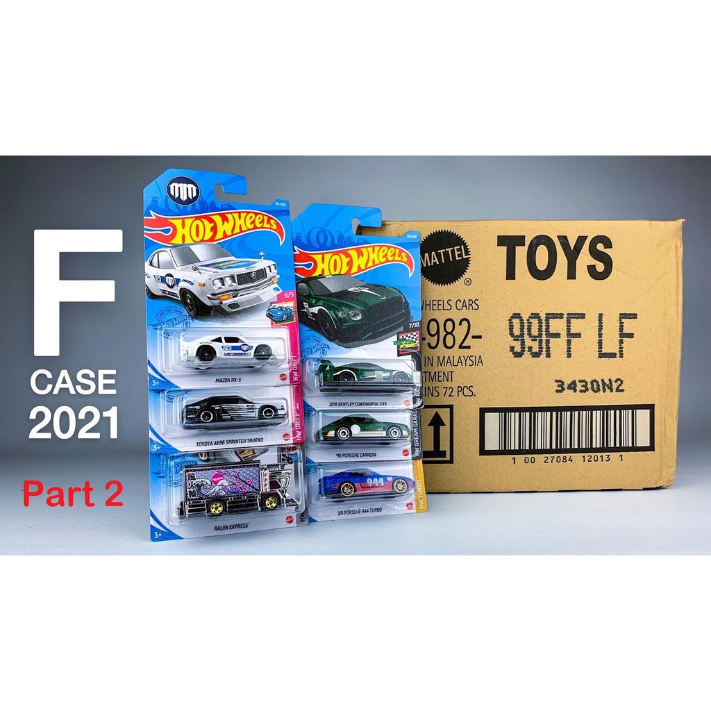 Xe mô hình Hot Wheels 2021 F Case ( thùng F part 2 )