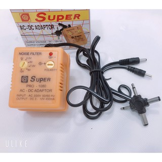 ADAPTER SẠC ĐA NĂNG TỪ 3V ĐẾN 12V - 450mA
