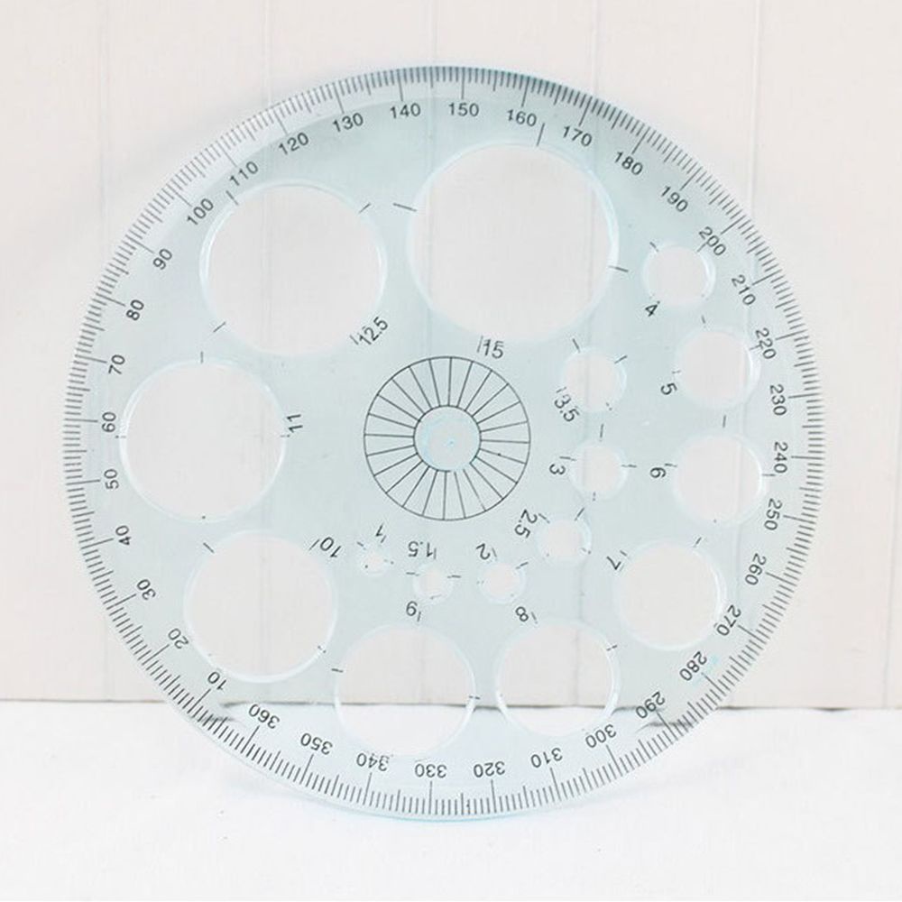 Thước vẽ hình học bền bỉ đa năng có thể xoay được tiện lợi