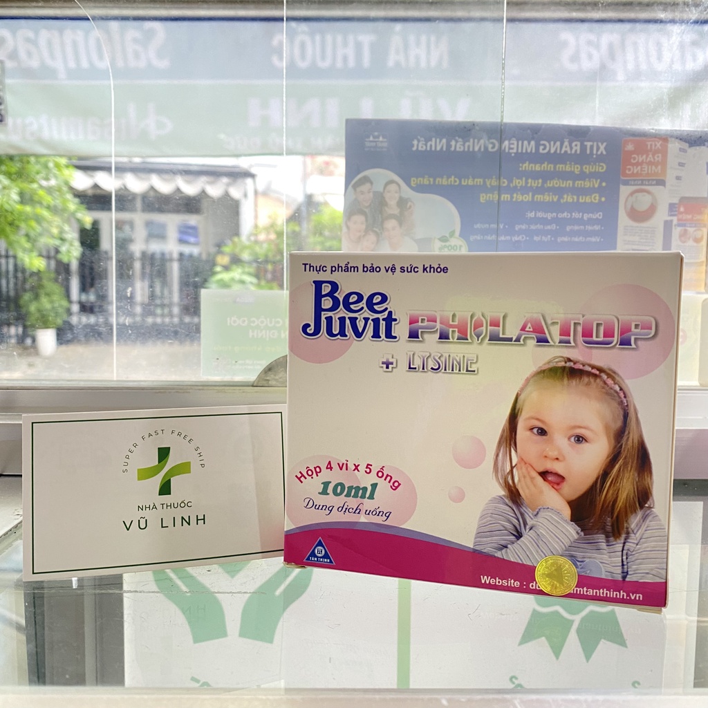 Beejuvit Philatop + Lysin tăng sức đề kháng, hỗ trợ ăn ngon cho trẻ