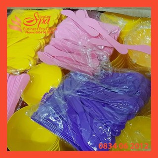 Thìa nhựa dùng trong spa thẫm mỹ viện y tế -Chuyên thiết bị spa