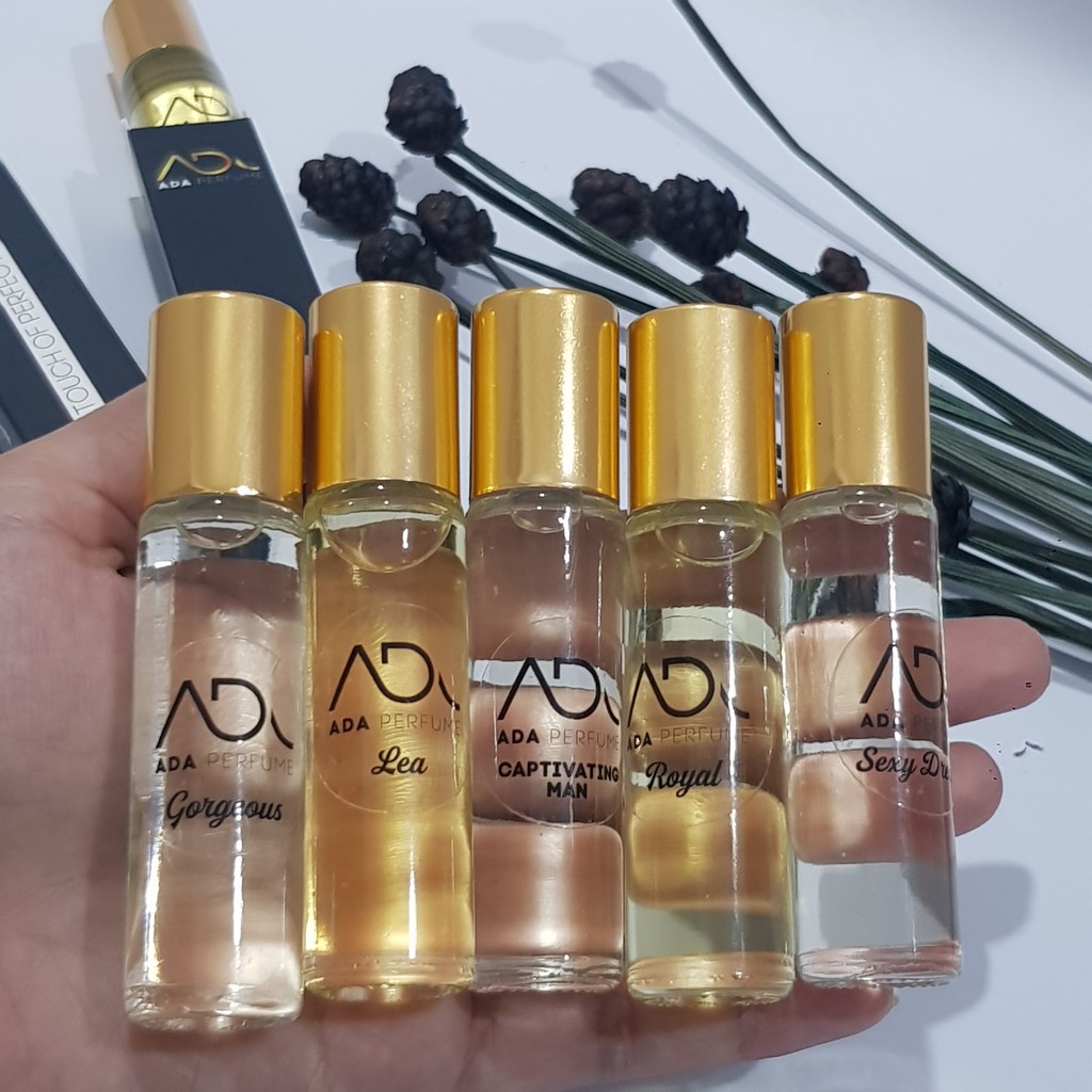 Tinh Dầu Nước Hoa Thái Lan 10ml Thương Hiệu ADA Mùi Hương Độc Quyền Cá Tính Mới Lạ