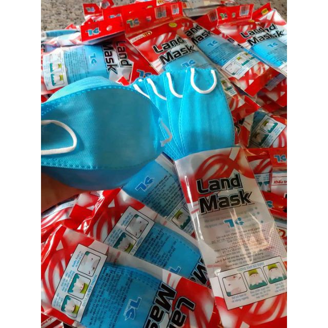 Khẩu Trang 3D Kháng Khuẩn LandMask Set 1 Bịch 6 Cái Có 7 Màu Hàng Công Ty Chính Hãng - VỎ ĐỎ VIP | BigBuy360 - bigbuy360.vn