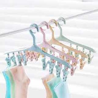 Móc phơi đồ thông minh 8 kẹp móc (có sỉ)