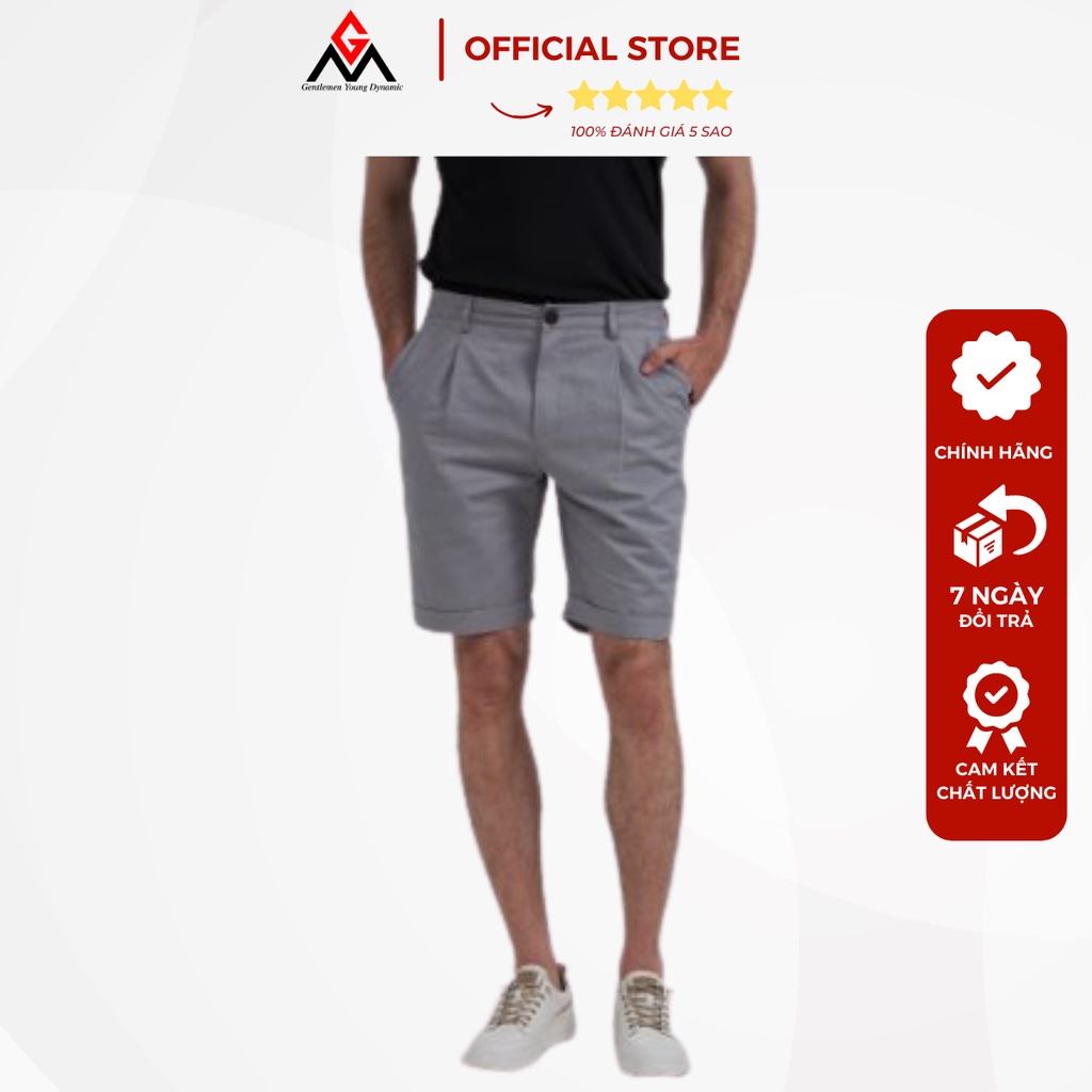 Quần Shorts Nam Kaki GM co giãn tốt mát mẻ gọn gàng