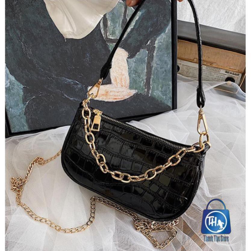 👛ẢNH SHOP CHỤP👛 Túi kẹp nách nữ da vân cá sấu dây xích BH 429 | BigBuy360 - bigbuy360.vn