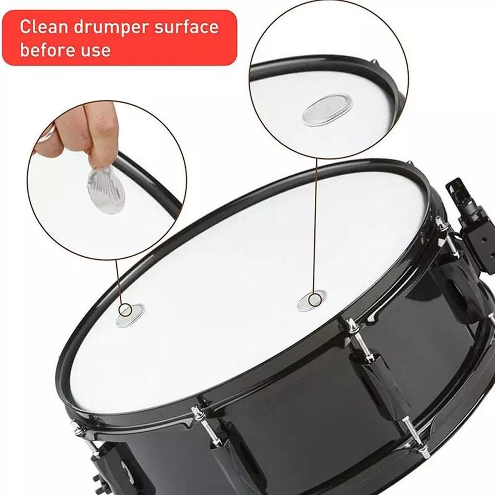 LILYES Set 6 Đệm Giảm Thanh Trong Suốt Không Độc Hại Cho Trống