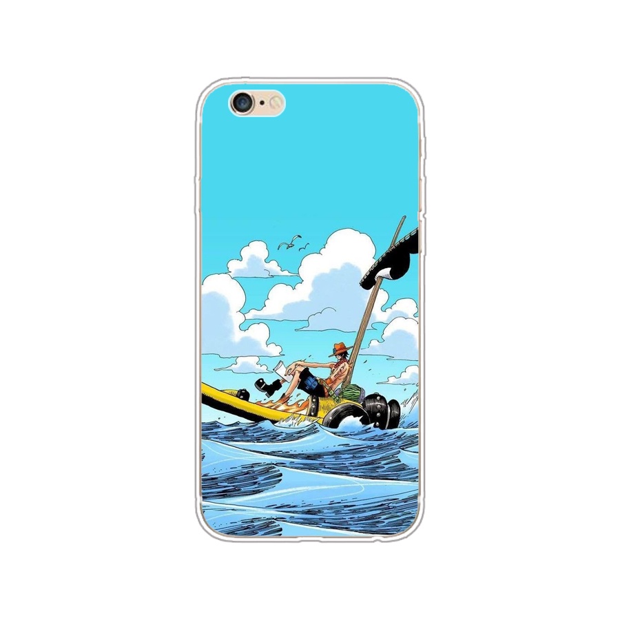 Ốp Lưng Silicone TPU HọA TiếT HoạT HìNh One Piece ThờI Trang Cho iPhone 5/5s 6/6s