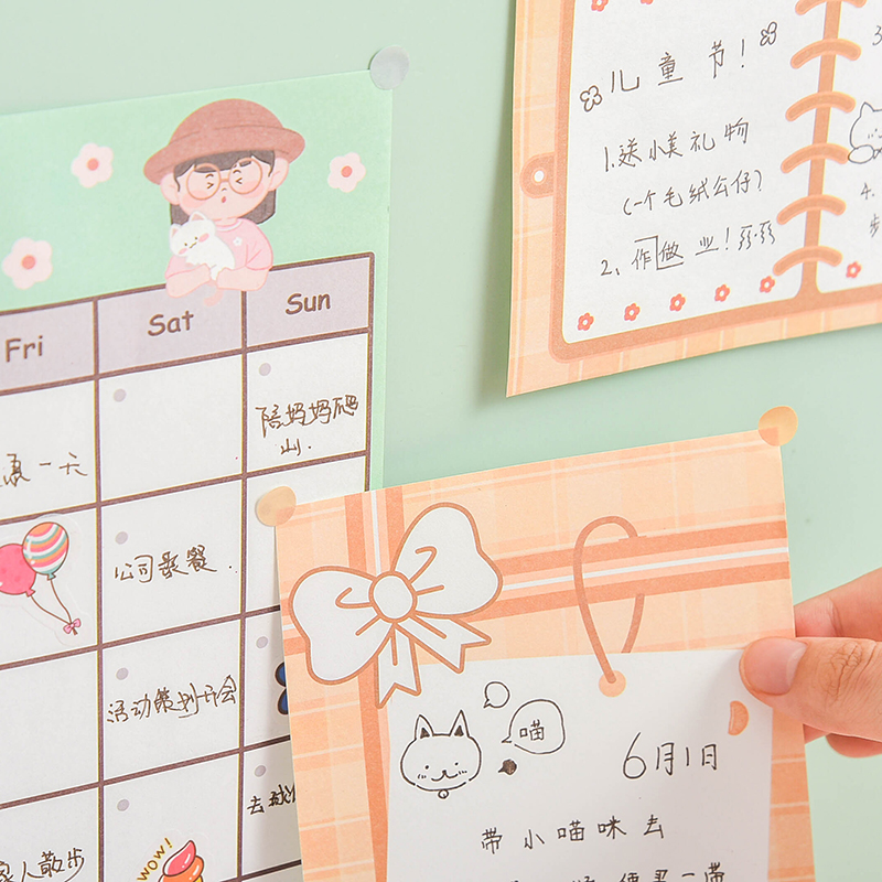 Cuộn băng keo Washi họa tiết chấm bi trang trí sổ tay 3m