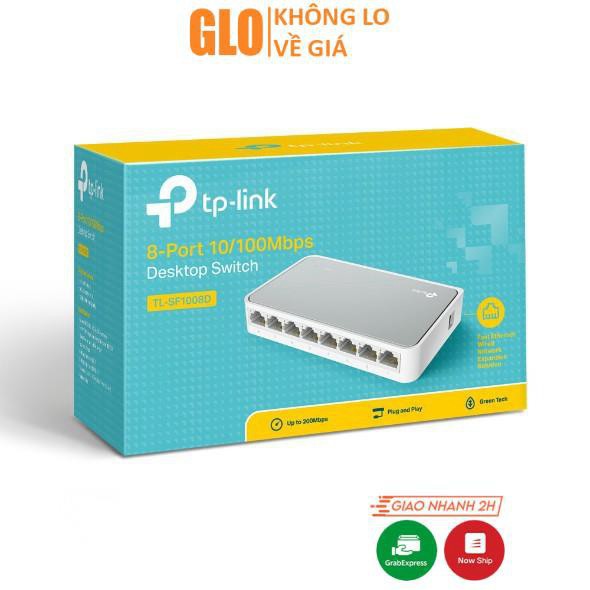 Switch 8 Port 10/100 Tplink SF1008D (8 Cổng)