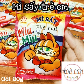 Mì trẻ em miu miu gói 20g
