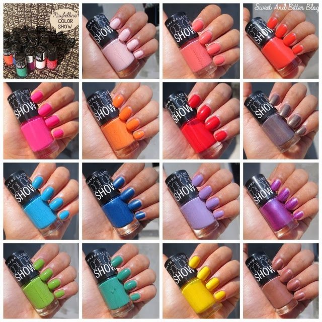 Sơn Móng Tay Maybelline Color Show Nail Polish 150 Mauve Kiss 333 Park Avenue Pink Blackout Bubblicious Nâu Đen Hồng