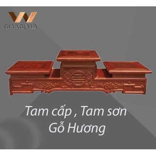 Tam cấp kê bát hương-tam sơn - đồ thờ cúng gỗ hương - bảo hành và đổi trả