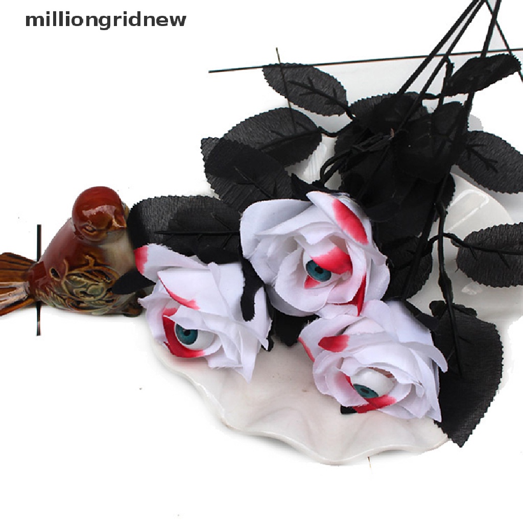 Hoa Hồng Giả Màu Đen Dùng Trang Trí Halloween