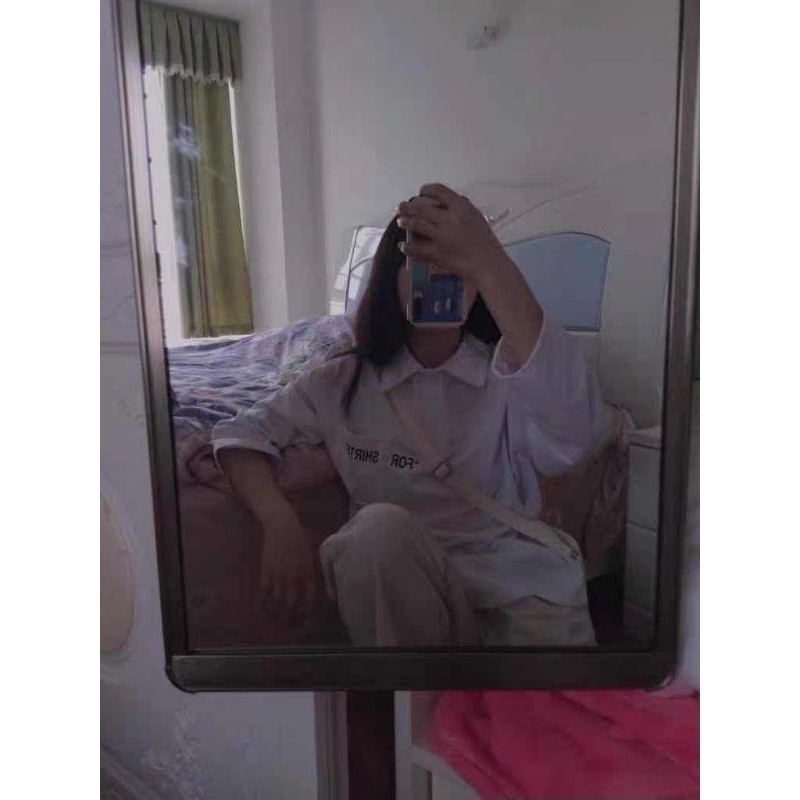 (sẵn xám) áo polo tay dài form rộng kèm hình thật | BigBuy360 - bigbuy360.vn