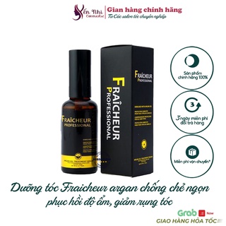Tinh Dầu Dưỡng Tóc Fraicheur Phục Hồi Chuyên Sâu Fraicheur Argan Oil Treatment Serum 15-30-50-100ML, Mỹ phẩm tóc yến nhi