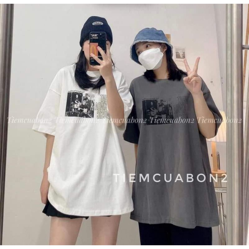 [Rẻ Vô Địch] Áo thun cotton tay lỡ unisex - ÁO BAN NHẠC WHAT KINDA MUSIC- mẫu hot 2022