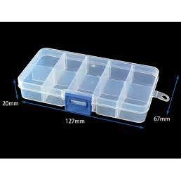 HỘP ĐỰNG LINH KIỆN  ĐIỆN TỬ HỘP ĐỰNG IC 10 Ô 15 Ô