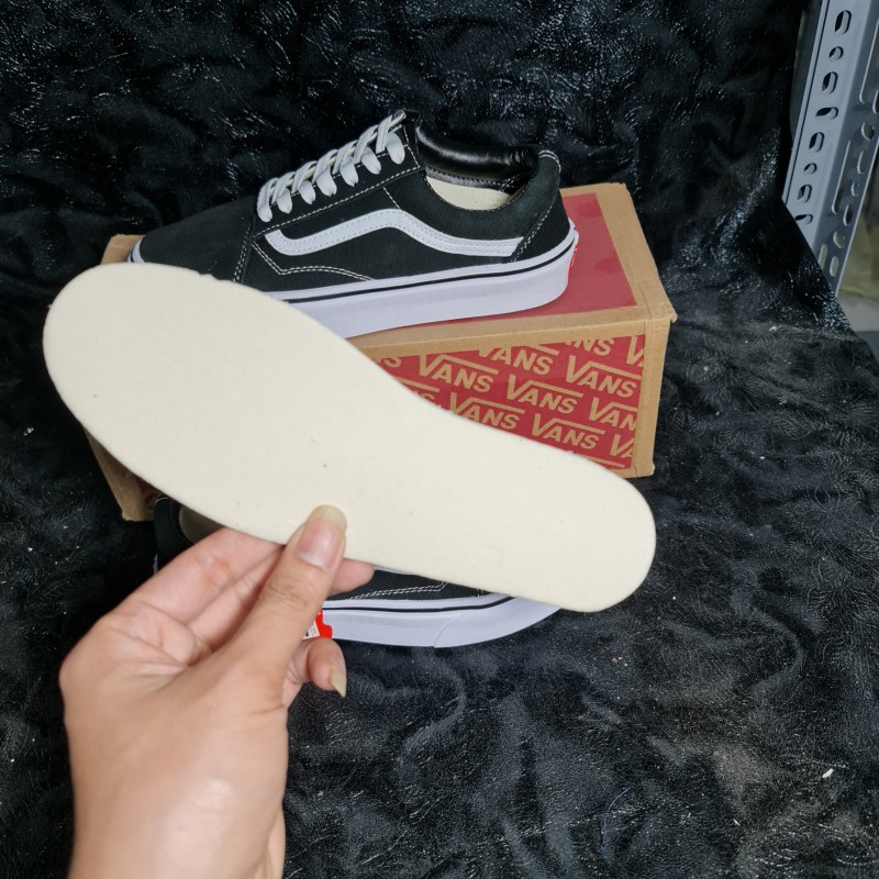 [Ảnh Thật + Video] Giày Vans Old Skool Black White || Giày Vans Old Skool Đen Vạch Trắng