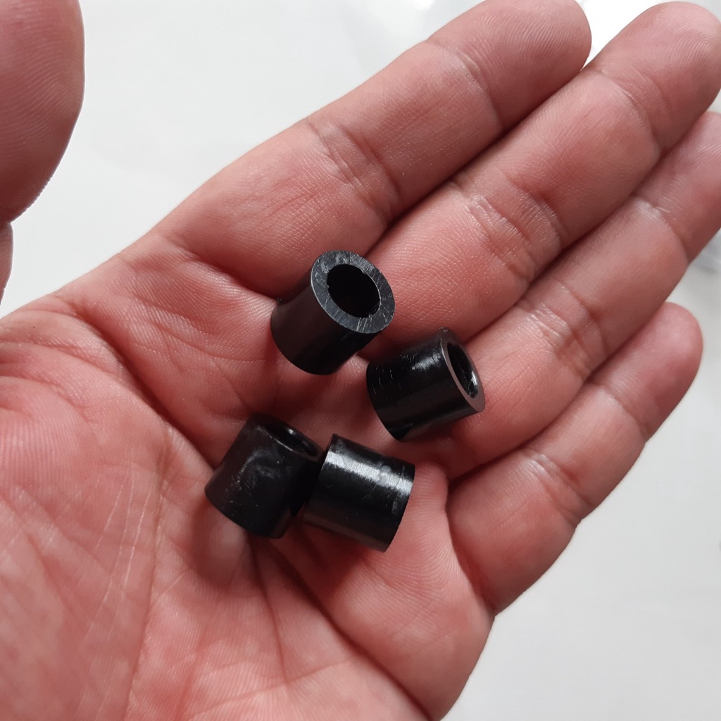 Phíp nhựa đầu cơ bida set 5 cái, phíp nhựa đen, trắng. 11mm , 12mm , 13mm