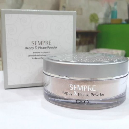 Phấn Phủ Kiềm Dầu - Dạng Bột - GEO SEMPRE Happy & Please Powder