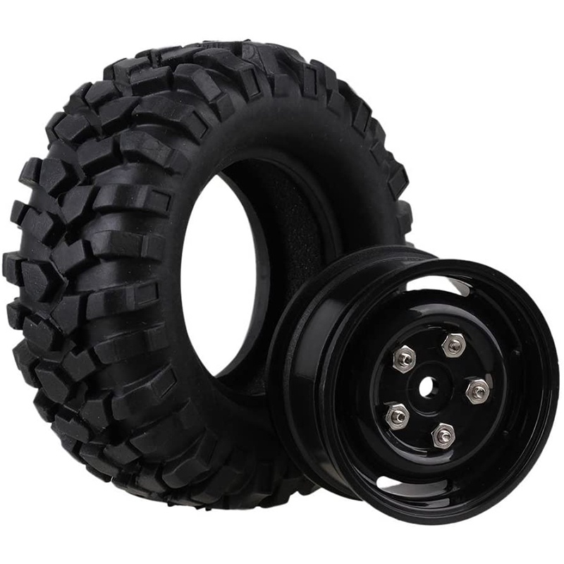Set 4 Bánh Xe 96mm 1.9 Inch 12mm Chuyên Dụng Cho Xe Điều Khiển HSP Redcat Traxxas TRX4 AXIAL SCX10 RC4WD