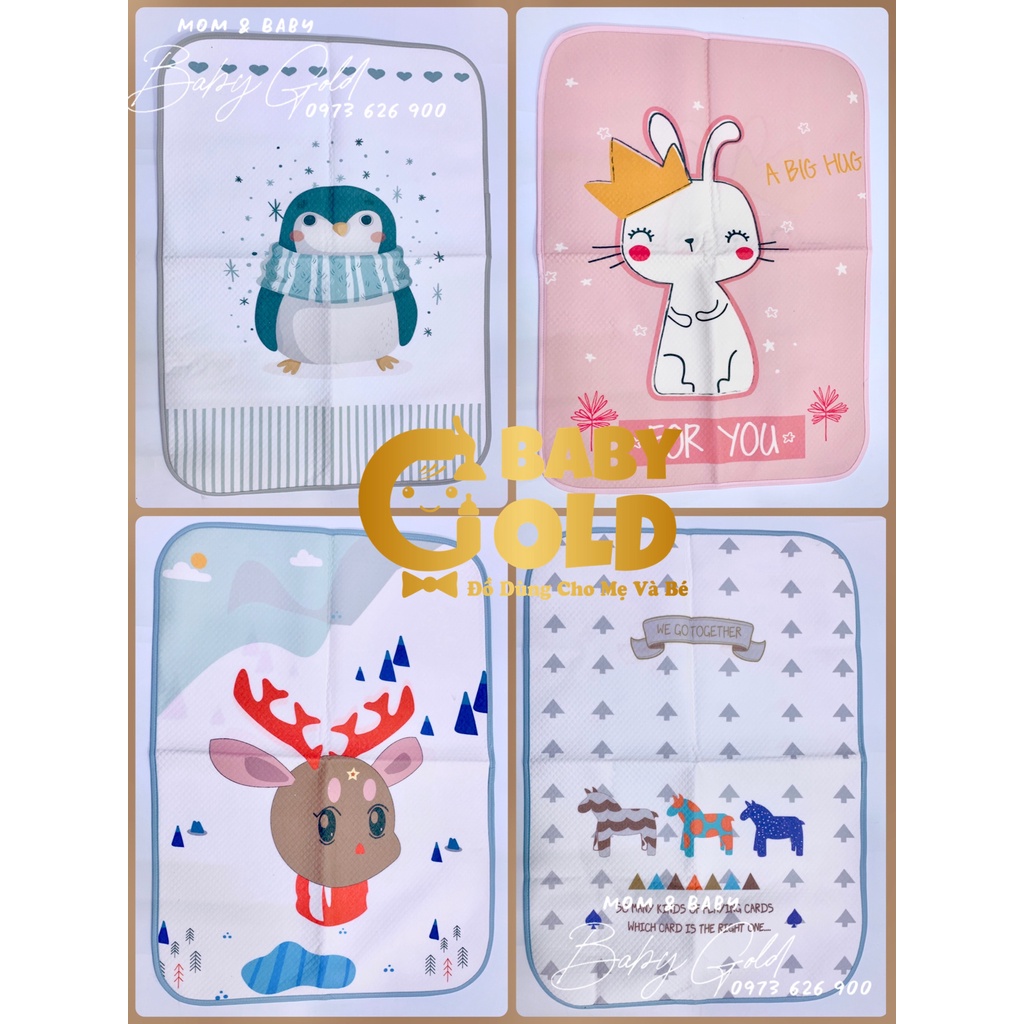 🚼 LÓT CHỐNG THẤM 4D - TRẢI GIƯỜNG, NÔI, CỦI CHO BÉ MẪU MỚI😍