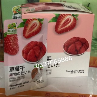 10 GÓI Ô MAI QUẢ DÂU TÂY SẤY (gói 18gr)
