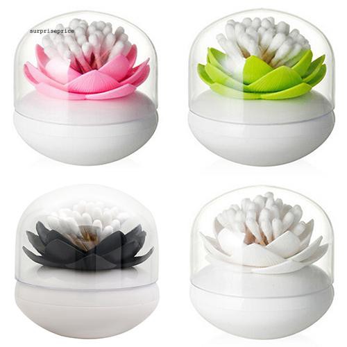 Hộp đựng tăm tạo hình bông sen 4 màu